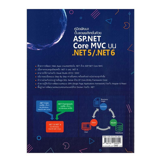 หนังสือ คู่มือพัฒนาเว็บแอพพลิเคชั่นด้วย ASP.NET Core MVC บน .NET5./NET6