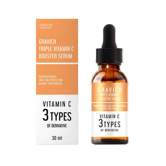 Gravich เซรั่มวิตซี Triple Vitamin C Booster Serum 30 มล.