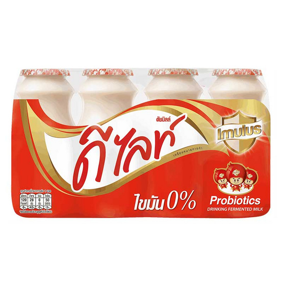 นมเปรี้ยวดีไลท์ 160 มล. แพ็ก 4 ออริจินัล นมเปรี้ยวดีไลท์ 160 มล. แพ็ก 4 ออริจินัล