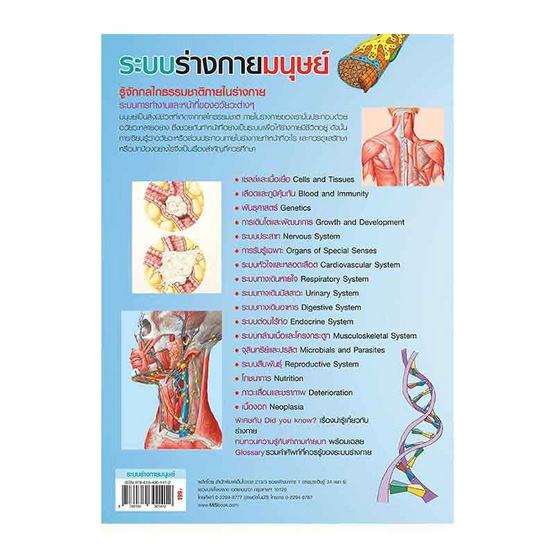 หนังสือ ระบบร่างกายมนุษย์ Human Body