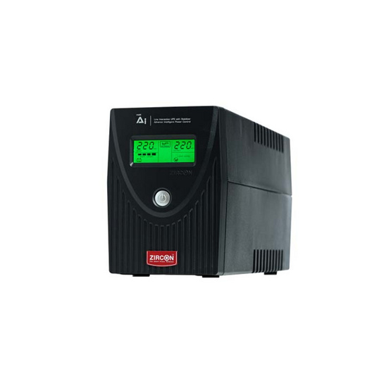 ZIRCON เครื่องสำรองไฟ รุ่น AI 1000VA/590W