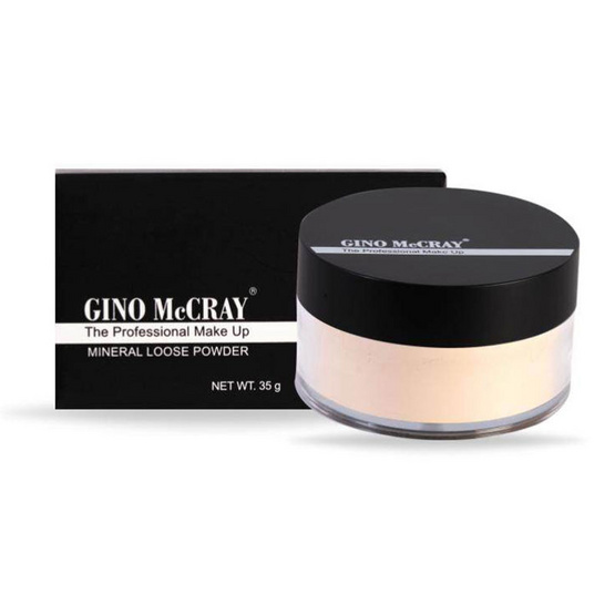 Gino mccray แป้งฝุ่น The Professional Make Up Mineral Loose Powder 35 กรัม