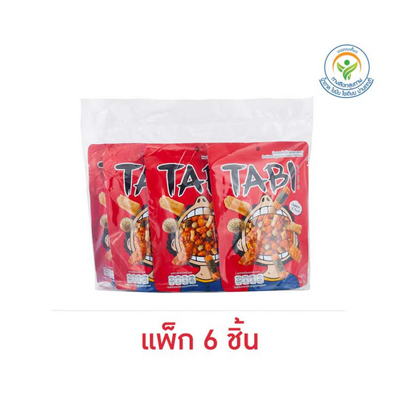 ทาบิ อาราเระ ข้าวอบกรอบสไตล์ญี่ปุ่นรสรวมรส 35 กรัม (แพ็ก 6 ชิ้น)