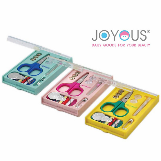 JOYOUS Set 5 (เข็มกลัด 1 ชุด + อุปกรณ์เย็บปัก 1 ชิ้น) (คละสี)