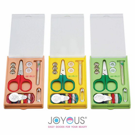 JOYOUS Set 5 (เข็มกลัด 1 ชุด + อุปกรณ์เย็บปัก 1 ชิ้น) (คละสี)