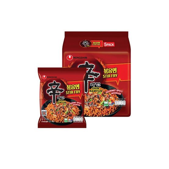 นงชิม ชินราเมียนสเทอร์ไฟร์ รสเผ็ด 131 กรัม (แพ็ก 5 ซอง) นงชิม ชินราเมียนสเทอร์ไฟร์ รสเผ็ด 131 กรัม (แพ็ก 5 ซอง)