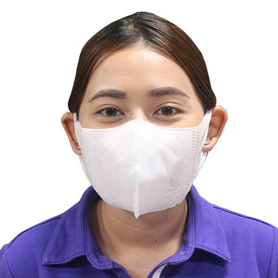 MICROTEX หน้ากาก 3D รุ่น BREATH Fit สีขาว (3 ชิ้น/ซอง)