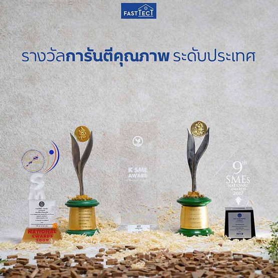 FASTTECT ชั้นวางของติดผนัง ขอบบาง กว้าง 20 x ยาว 30 ซม.