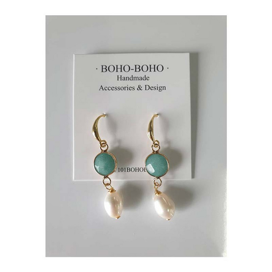 BOHO-BOHO JEWELRY ต่างหูหินนำโชค