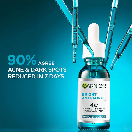การ์นิเย่ ไบรท์ แอนตี้-แอคเน่ บูสเตอร์ เซรั่ม 30 มล.