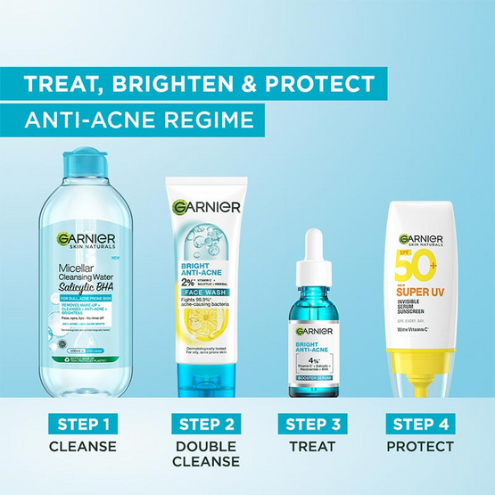 การ์นิเย่ ไบรท์ แอนตี้-แอคเน่ บูสเตอร์ เซรั่ม 30 มล.