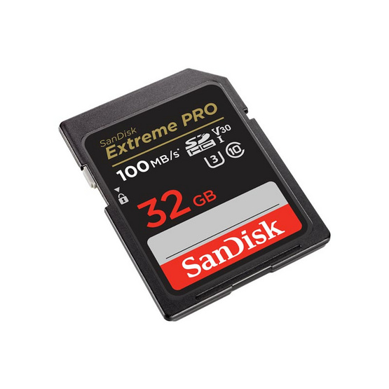 SanDisk SD การ์ด รุ่น Extreme Pro SDHC SDXXO 32GB