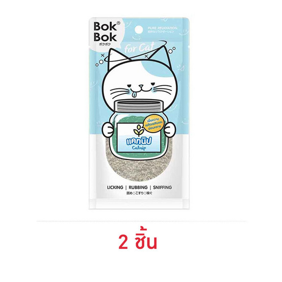 Bok Bok ไม้มาทาทาบิ ไม้ฟินสำหรับแมว 10 แท่ง ( 2 ชิ้น )