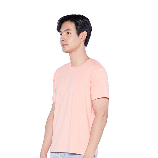 DOUBLE GOOSE เสื้อยืดคอกลม รุ่น Essential สีส้ม