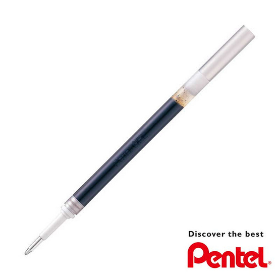 Pentel ไส้ปากกาหมึกเจล 1.0มม. สีดำ (บรรจุ 12 ชิ้น)