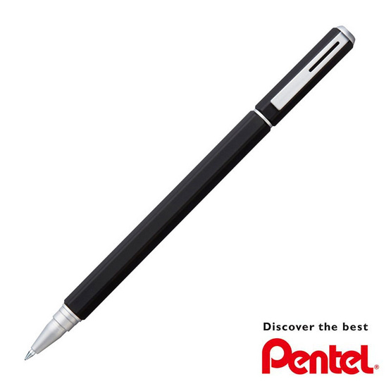 Pentel ปากกาหมึกเจล Energel Hexagon BL667 0.7มม. ด้ามสีดำ