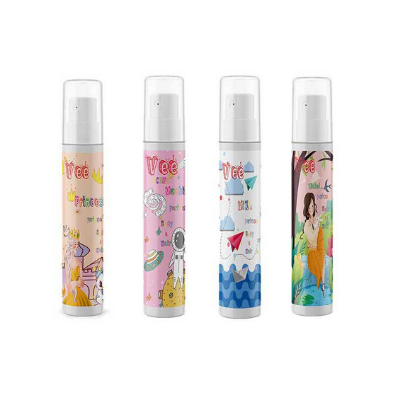 VEE น้ำหอม PERFUME SET กลิ่น PRINCESS+MIKI+MICHEL+MACHI 25 มล. (แพ็ก 4 ชิ้น)