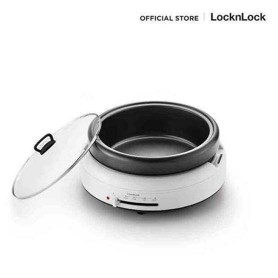 LocknLock หม้อไฟฟ้า 4 ลิตร รุ่น EJP548WHT