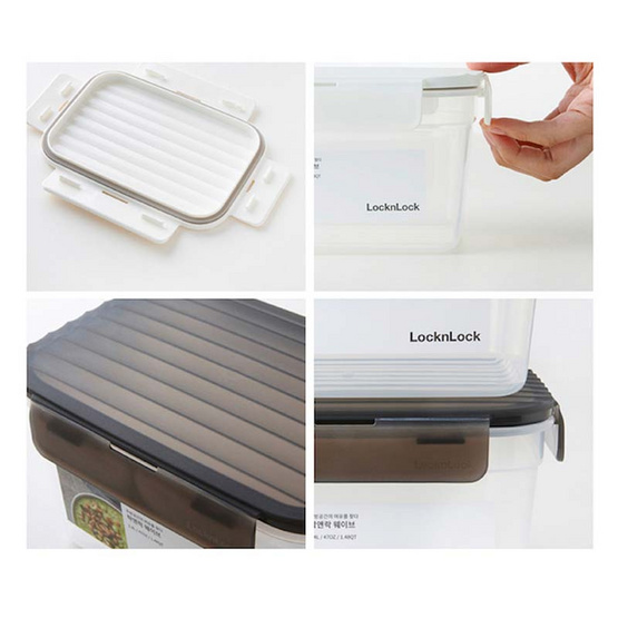 LocknLock กล่องถนอมอาหาร สีขาว LWC201WHT