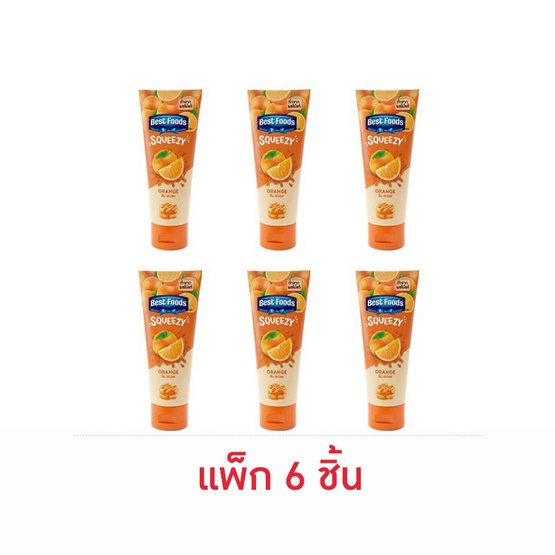 เบสท์ฟู้ดส์ แยมหลอดรสส้ม 100 กรัม (แพ็ก 6 ชิ้น)