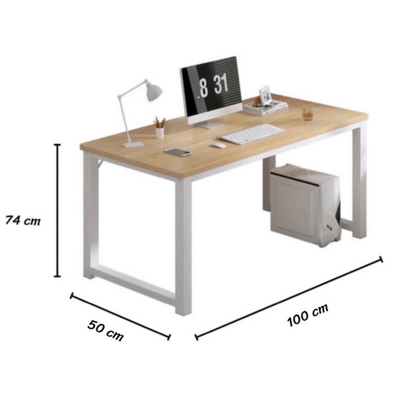โต๊ะเขียนหนังสือ โต๊ะทำงาน ขนาด 100 x 50 cm.