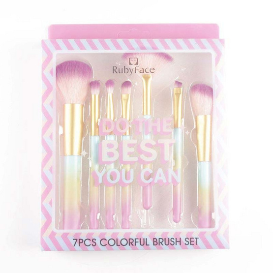 Ruby Face ชุดแปรงแต่งหน้า Make Up Brush Set - CHJB07 เซ็ท 7 ชิ้น