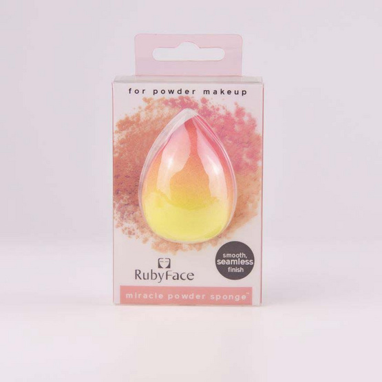 Ruby Face ฟองน้ำแต่งหน้า Beauty Blender Two Tone Set คละสี (3 ชิ้น)