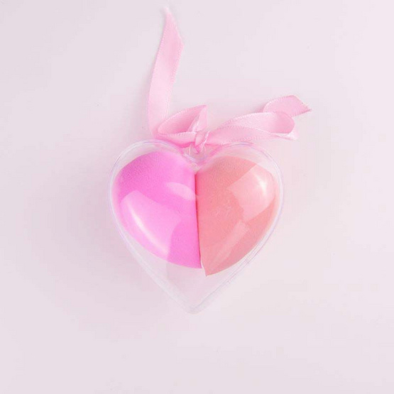 PA Phone ฟองน้ำแต่งหน้า Beauty Blender Heart Set คละสี (2 ชิ้น)