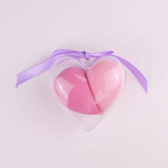 PA Phone ฟองน้ำแต่งหน้า Beauty Blender Heart Set คละสี (2 ชิ้น)