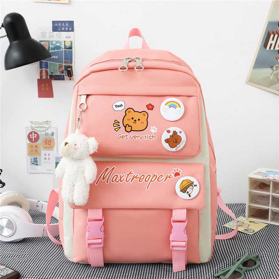 Fancybag Set กระเป๋าสะพายแฟชั่น 4 ใบ พวงกุญแจ คละเเบบ SCH-019-Maxtrooper