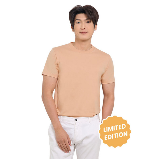 M2S Lifestyle เสื้อยืดคอกลมชาย ทอฟฟี่นัทลาเต้ M2S Lifestyle เสื้อยืดคอกลมชาย ทอฟฟี่นัทลาเต้