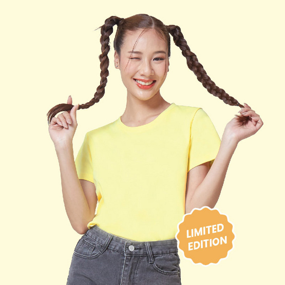 M2S Lifestyle เสื้อยืดคอกลมหญิง เลมอนโซดา