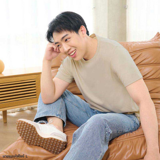 M2S Lifestyle เสื้อยืดคอกลมชาย น้ำตาลชานม M2S Lifestyle เสื้อยืดคอกลมชาย น้ำตาลชานม