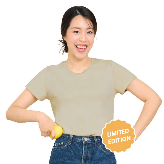 M2S Lifestyle เสื้อยืดคอกลมหญิง น้ำตาลชานม M2S Lifestyle เสื้อยืดคอกลมหญิง น้ำตาลชานม