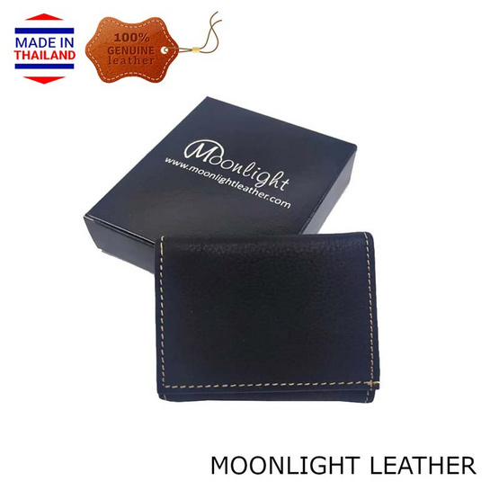 MOONLIGHT กระเป๋าสตางค์หนังวัวแท้ รุ่น Mini-Trifold