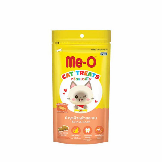 มีโอ ทรีตขนมแมว รสแซลมอน 50 กรัม.