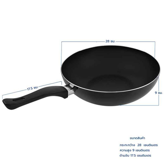 RRS กระทะ Non-stick ขนาด 28 ซม. รุ่น Modern Chef