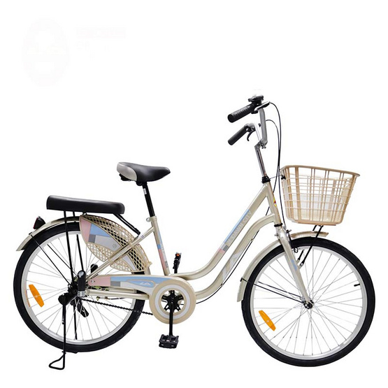 LA Bicycle จักรยานแม่บ้าน Dawn City 24 นิ้ว สีทอง