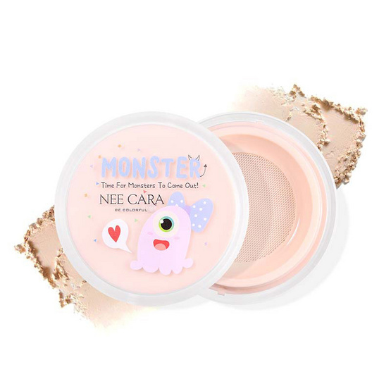 NEE CARA แป้งฝุ่น MONSTER LOOSE POWDER N1970 12 กรัม