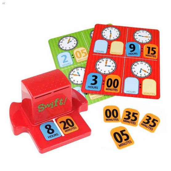 SR Toy เกมบิงโกบอกเวลา Swift Bingo Time-telling Game