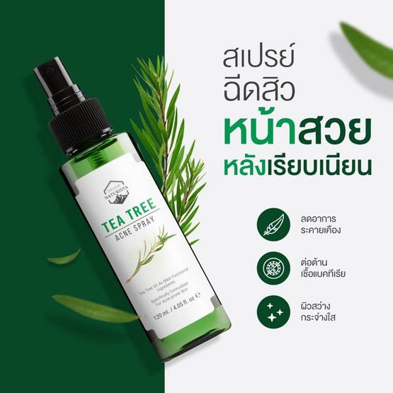 Naturista สเปรย์บำรุงผิวหน้า Tea Tree Acne Spray 120 มล.