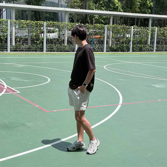 M2S Lifestyle กางเกงขาสั้นชาย เทาอ่อน