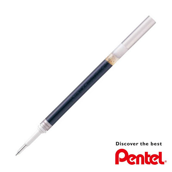 Pentel ไส้ปากกาหมึกเจล 0.7มม. สีดำ (บรรจุ 12 ชิ้น)