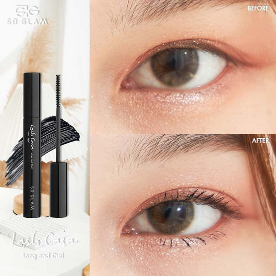 So Glam มาสคาร่า LASH CARA LONG AND CURL 6 กรัม