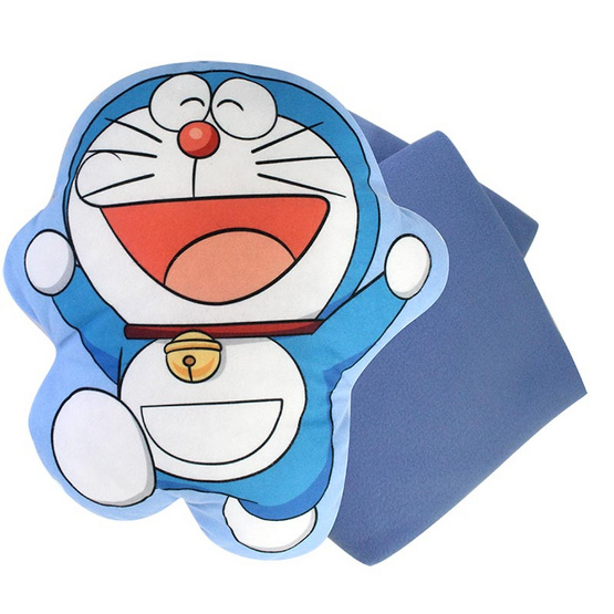 Doraemon หมอนผ้าห่มโดเรม่อน เอนจอย