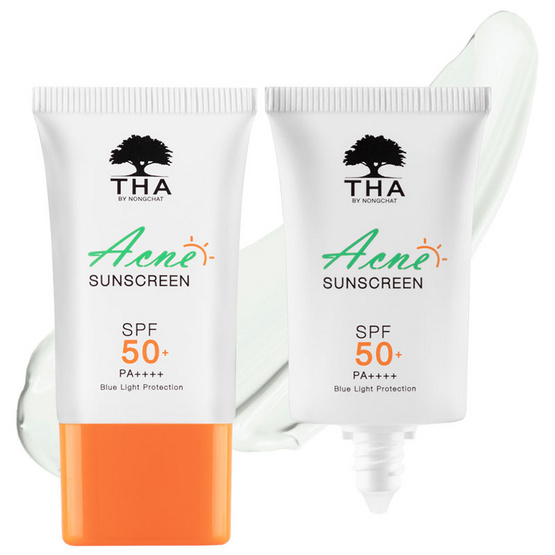 Tha By Nongchat ครีมกันแดด Acne Sunscreen SPF50+ PA++++ 15 กรัม