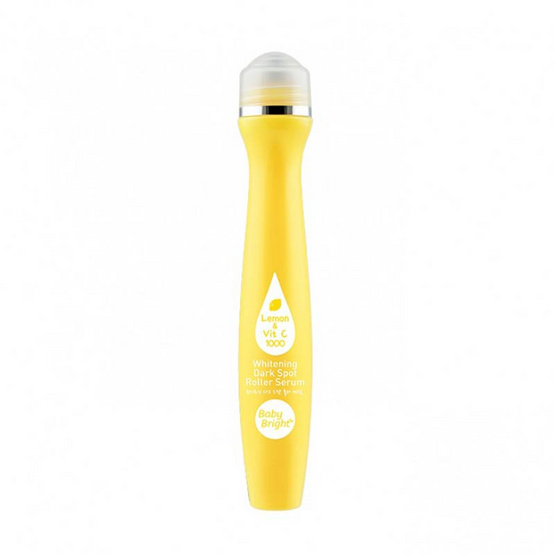 Baby Bright เซรั่มรอบดวงตา Lemon & Vit C Whitening Dark Spot Roller Serum 15 มล.