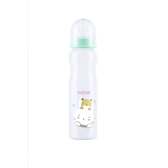 Natur ขวดนมทรงสลิม 8 OZ. แพ็ก 2 คละสี