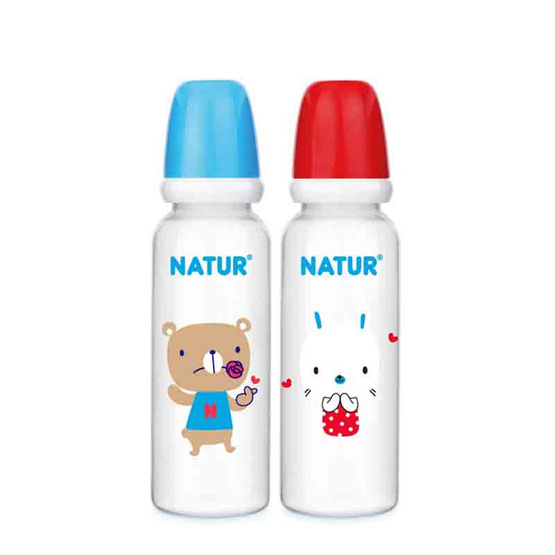 Natur ขวดนมทรงกลม 8 OZ. แพ็ก 2