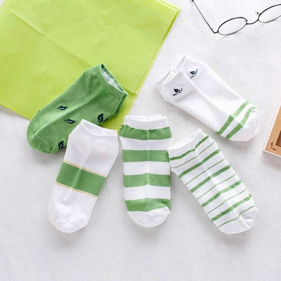 CC SOCK ถุงเท้าข้อสั้น H2 แพ็ค 5 คู่